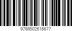 Código de barras (EAN, GTIN, SKU, ISBN): '9788502616677'