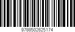 Código de barras (EAN, GTIN, SKU, ISBN): '9788502625174'