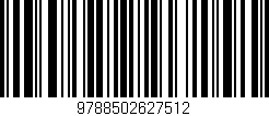 Código de barras (EAN, GTIN, SKU, ISBN): '9788502627512'