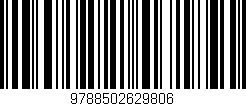 Código de barras (EAN, GTIN, SKU, ISBN): '9788502629806'