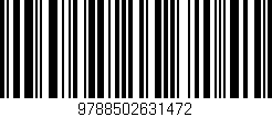 Código de barras (EAN, GTIN, SKU, ISBN): '9788502631472'