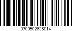 Código de barras (EAN, GTIN, SKU, ISBN): '9788502635814'