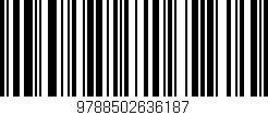 Código de barras (EAN, GTIN, SKU, ISBN): '9788502636187'