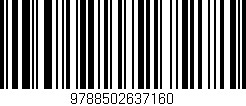 Código de barras (EAN, GTIN, SKU, ISBN): '9788502637160'