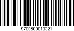 Código de barras (EAN, GTIN, SKU, ISBN): '9788503013321'