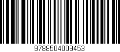 Código de barras (EAN, GTIN, SKU, ISBN): '9788504009453'