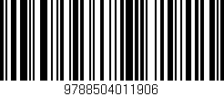 Código de barras (EAN, GTIN, SKU, ISBN): '9788504011906'
