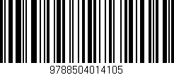 Código de barras (EAN, GTIN, SKU, ISBN): '9788504014105'