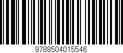 Código de barras (EAN, GTIN, SKU, ISBN): '9788504015546'
