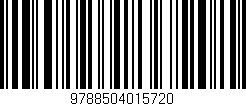Código de barras (EAN, GTIN, SKU, ISBN): '9788504015720'