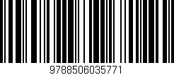 Código de barras (EAN, GTIN, SKU, ISBN): '9788506035771'