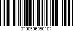 Código de barras (EAN, GTIN, SKU, ISBN): '9788506050187'