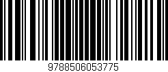 Código de barras (EAN, GTIN, SKU, ISBN): '9788506053775'