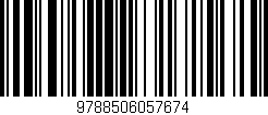 Código de barras (EAN, GTIN, SKU, ISBN): '9788506057674'