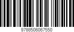 Código de barras (EAN, GTIN, SKU, ISBN): '9788506067550'