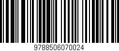 Código de barras (EAN, GTIN, SKU, ISBN): '9788506070024'