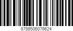 Código de barras (EAN, GTIN, SKU, ISBN): '9788506078624'