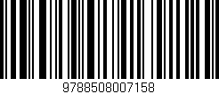 Código de barras (EAN, GTIN, SKU, ISBN): '9788508007158'