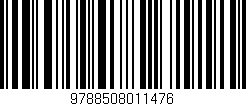 Código de barras (EAN, GTIN, SKU, ISBN): '9788508011476'