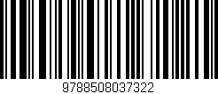 Código de barras (EAN, GTIN, SKU, ISBN): '9788508037322'