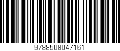 Código de barras (EAN, GTIN, SKU, ISBN): '9788508047161'