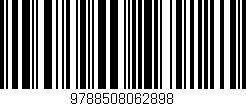 Código de barras (EAN, GTIN, SKU, ISBN): '9788508062898'