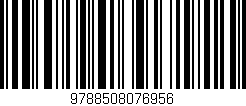 Código de barras (EAN, GTIN, SKU, ISBN): '9788508076956'