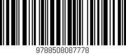 Código de barras (EAN, GTIN, SKU, ISBN): '9788508087778'