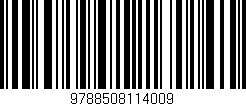 Código de barras (EAN, GTIN, SKU, ISBN): '9788508114009'