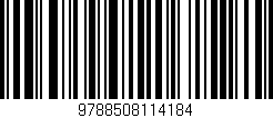 Código de barras (EAN, GTIN, SKU, ISBN): '9788508114184'