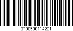 Código de barras (EAN, GTIN, SKU, ISBN): '9788508114221'