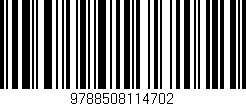 Código de barras (EAN, GTIN, SKU, ISBN): '9788508114702'