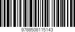 Código de barras (EAN, GTIN, SKU, ISBN): '9788508115143'