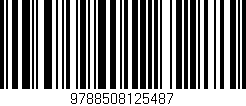 Código de barras (EAN, GTIN, SKU, ISBN): '9788508125487'