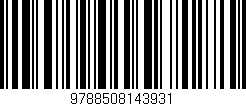Código de barras (EAN, GTIN, SKU, ISBN): '9788508143931'