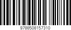 Código de barras (EAN, GTIN, SKU, ISBN): '9788508157310'