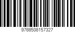 Código de barras (EAN, GTIN, SKU, ISBN): '9788508157327'