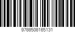 Código de barras (EAN, GTIN, SKU, ISBN): '9788508165131'