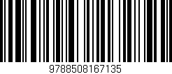 Código de barras (EAN, GTIN, SKU, ISBN): '9788508167135'
