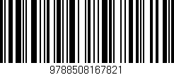 Código de barras (EAN, GTIN, SKU, ISBN): '9788508167821'