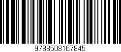 Código de barras (EAN, GTIN, SKU, ISBN): '9788508167845'