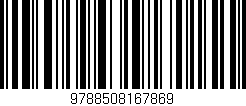 Código de barras (EAN, GTIN, SKU, ISBN): '9788508167869'