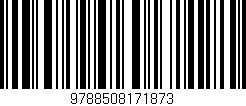 Código de barras (EAN, GTIN, SKU, ISBN): '9788508171873'