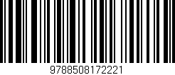 Código de barras (EAN, GTIN, SKU, ISBN): '9788508172221'