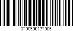 Código de barras (EAN, GTIN, SKU, ISBN): '9788508177806'