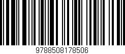 Código de barras (EAN, GTIN, SKU, ISBN): '9788508178506'