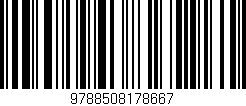 Código de barras (EAN, GTIN, SKU, ISBN): '9788508178667'