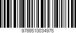 Código de barras (EAN, GTIN, SKU, ISBN): '9788510034975'