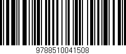 Código de barras (EAN, GTIN, SKU, ISBN): '9788510041508'