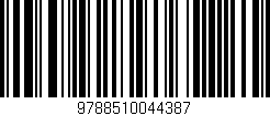 Código de barras (EAN, GTIN, SKU, ISBN): '9788510044387'